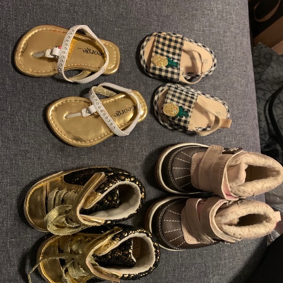 Baby girl shoes bundle. Sizes 1-4 - Picture 4 of 4